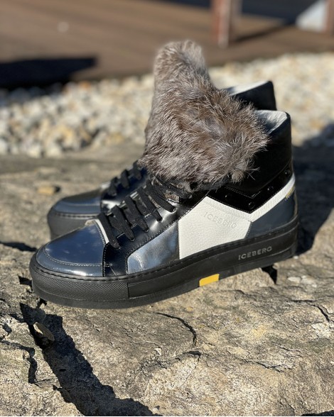 Tenisky dámské Iceberg s kožíškem